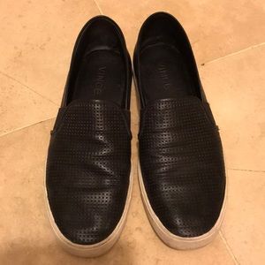 Vince Blair Perforated Leather Sneakers